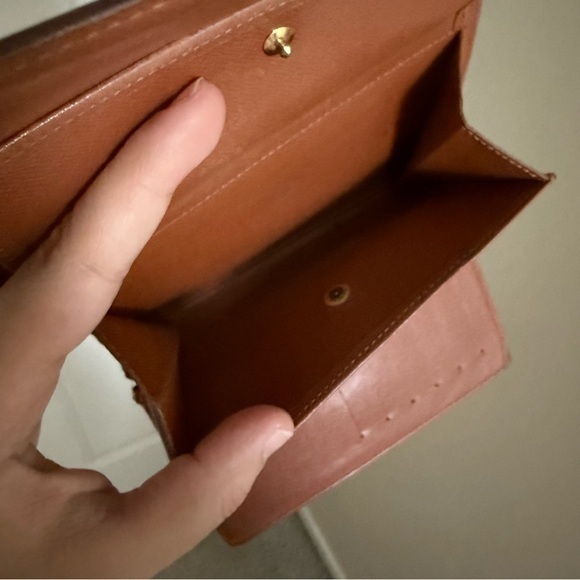 Louis Vuitton Vintage LV Brown Monogram Logo Trifold Wallet - Picture 13 of 15